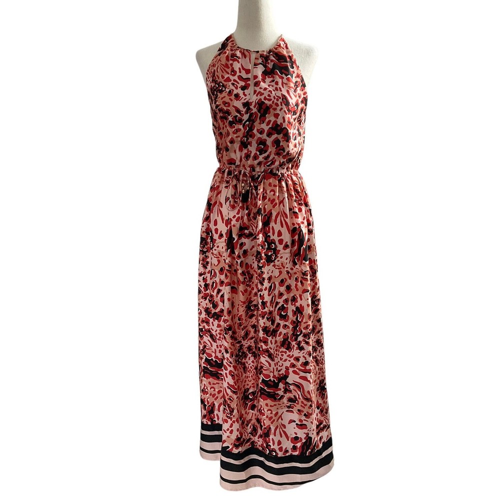 H&M Sleeveless Leopard Print Maxi Dress